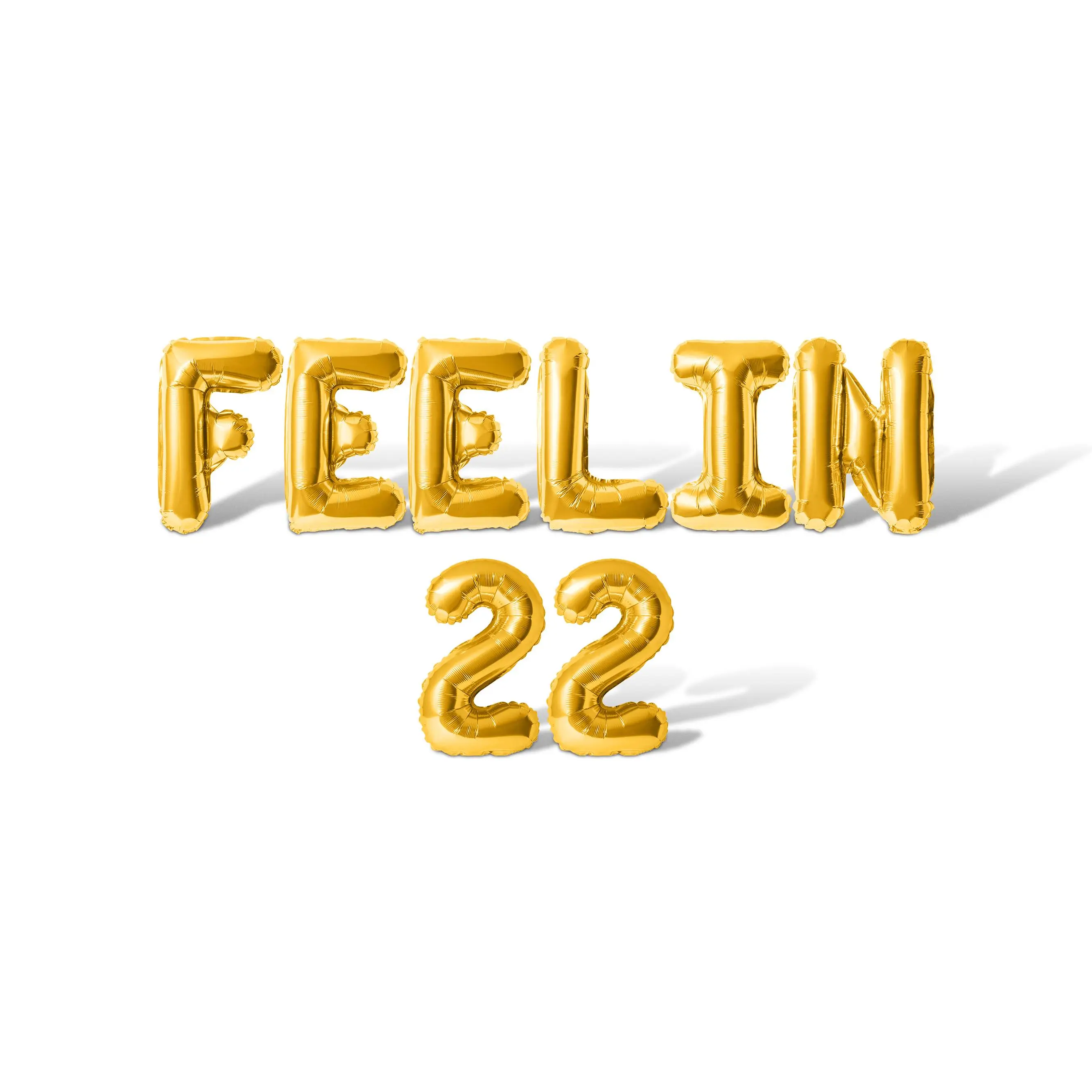 Letter Balloons - FEELIN 22 16" Inch Alphabet Letters Foil Mylar Balloon Birthday Party Banner