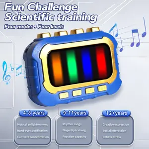 Finger Rhythm Handheld Game, Speed Training Focus Stress Relief Toy, Educational Puzzle Fidget Game, Perfect for Relaxation and Learning