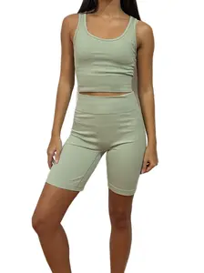 Sage Green Sports Set – Comfy 2-Piece Loungewear for Active and Casual Days