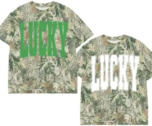 Camo LUCKY St. Patrick's Day T-shirt