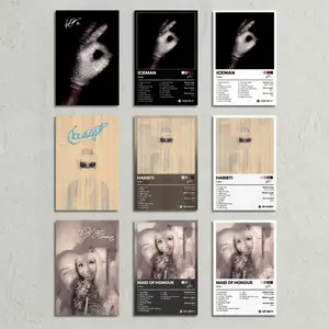 [No Frame] IM & H & MOH Poster, Rapper Hiphop Wall Art, New Album Merchandise, Gift For Fans, Gift For Music Lovers, Home Decoration