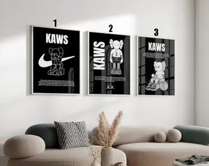 Hypebeast Kaws Figure Poster, Kaws Poster Print, Kaws Wall Art