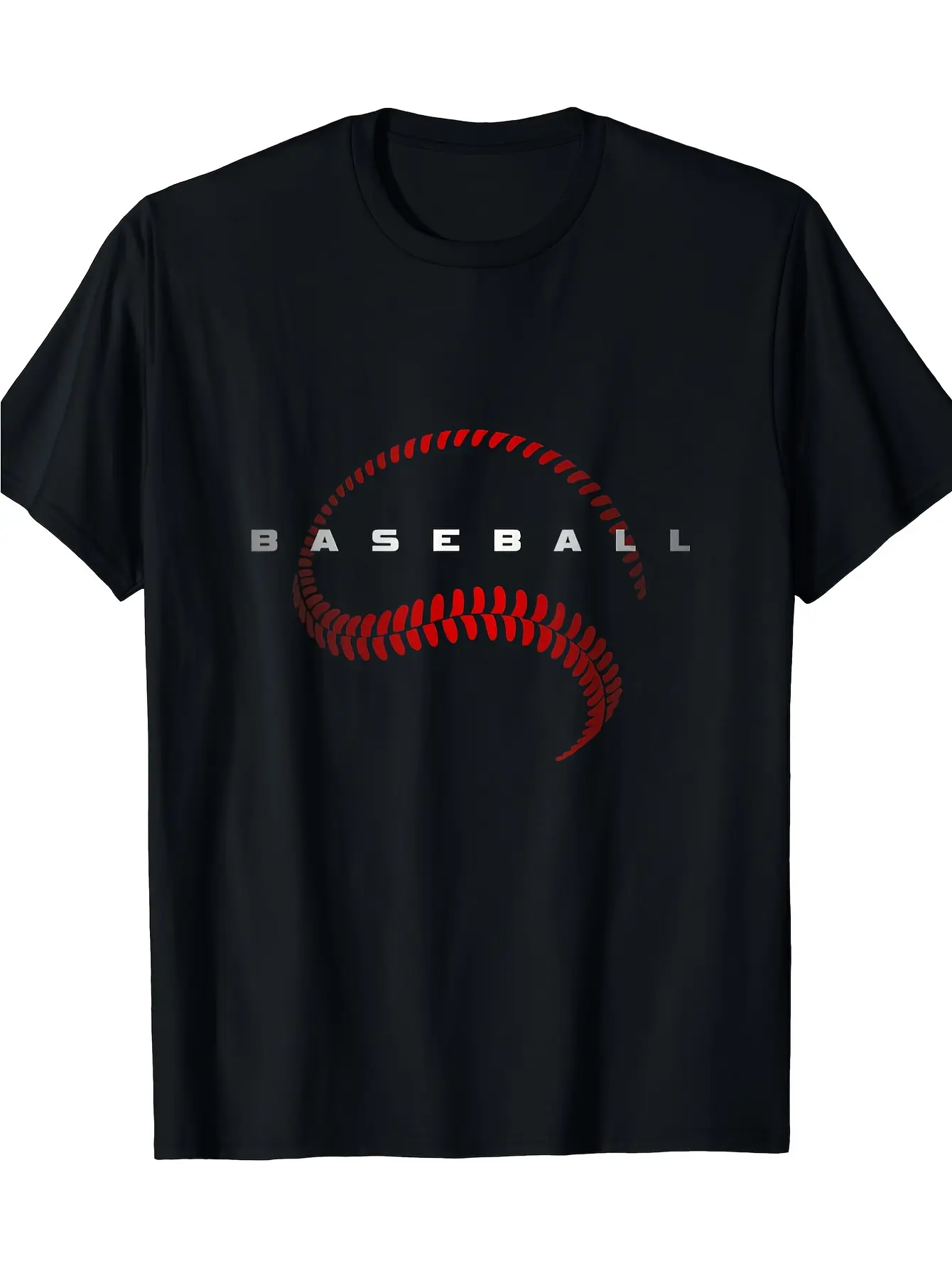Baseball Apparel - Baseball T-Shirt, Men'S T-Shirt unisex soft cotton short sleeve t shirt, vintage graphic casual tee for men women teens, perfect birthday holiday gift for camping travel gym daily street  wear
