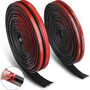 Windshield Rubber Seal Car Weather Stripping Trim T Shape Sealing Strip for Car Front Rear Windshield, Molding，Tailgate Adhesive Rubber Seal Strip