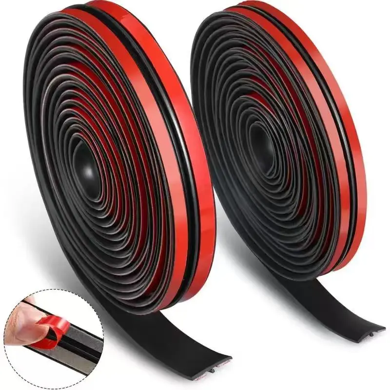 Windshield Rubber Seal Car Weather Stripping Trim T Shape Sealing Strip for Car Front Rear Windshield, Molding，Tailgate Adhesive Rubber Seal Strip