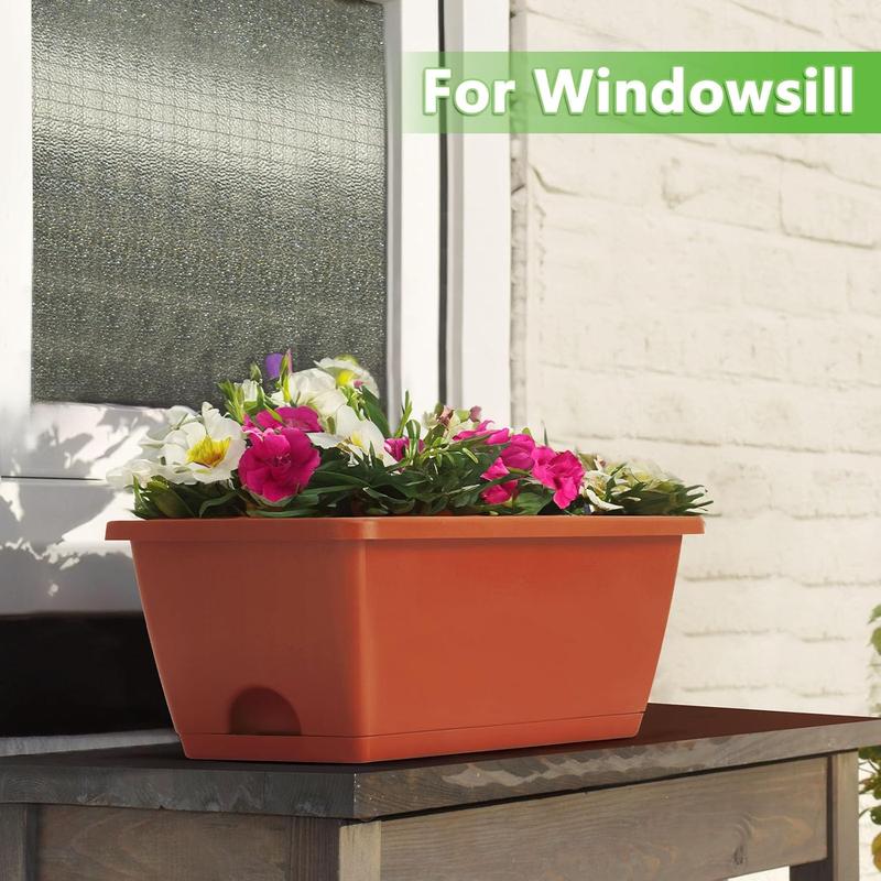 Railing planter box  deck hanging planters for railings 169 inch balcony planters railing hanging with metal brackets black and red