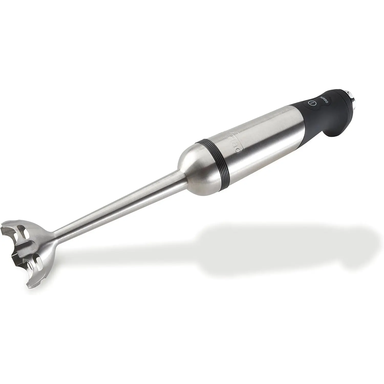 All-Clad Electrics Stainless Steel Immersion Blender 2 Piece Turbo Function 600 Watts Detachable, Variable Speed Control, Hand Blander, 9-1/4-inch