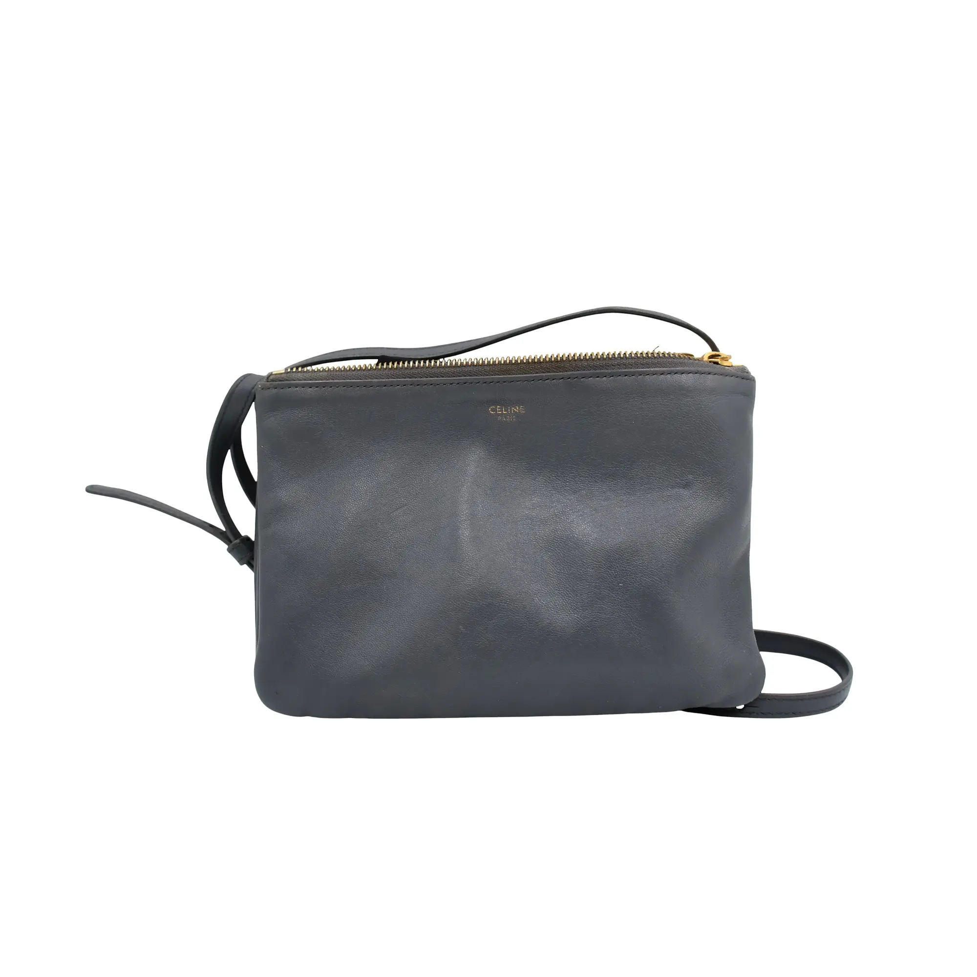 Pre-owned Celine leather Crossbody Bags Trio Crossbody Bag (4900000223842)