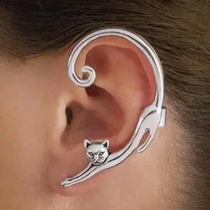 Cute Cat Wrap Ear Cuff Clip Earring