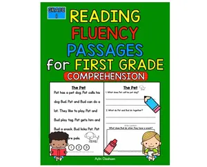 First Grade Fluency Passages with Comprehension Questions Workbook: 1st Grade Reading Fluency Passages and Comprehension Questions for Grade 1 (K-5 Fluency Passages) Paperback – February 28, 2024