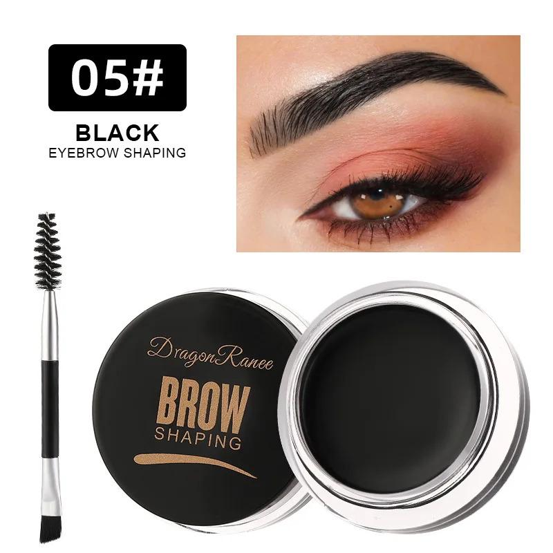 6 Color Wild Eyebrow Styling Cream Eyebrow Shaping Gel Soap Wax Clear Eyebrow Cream Tint Brow Lift With Brush