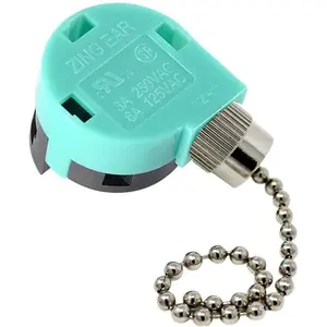 Ceiling Fan Switch 3 Speed 4 Wire, Ze-268s6 Ceiling Fan Replacement Parts, Nickel Ceiling Fan Pull Chain Switch