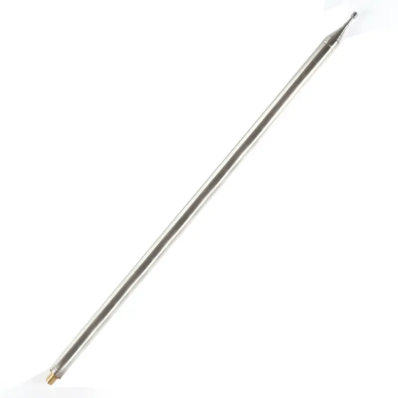 BD7IBI 5.2m Stainless Steel Telescopic Antenna for HF Ham Radio Amateur Radio M10 Connector DIY Communication Equipment