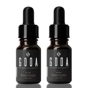 KUAABR Pheromone Perfume for Women - Long-lasting women's fragrance with Jasmine and Rose Flower Fragrance Oils with sweet notes - Vegan and cruelty-free travel fragrance - 15 ml / 0.50 fl.