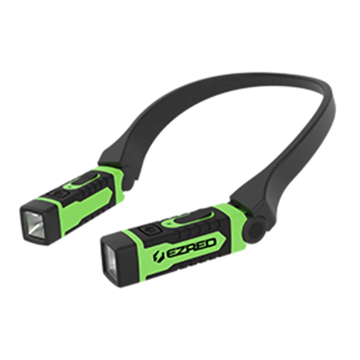 212 MAIN Hands-Free Neck Flashlight - Portable Rechargeable Flashlights for Adults, 300 Lumens Super Bright Light, Green, 0.5 lbs, Rotates 70°, Ideal for DIY Home Improvement, Roofing Tasks