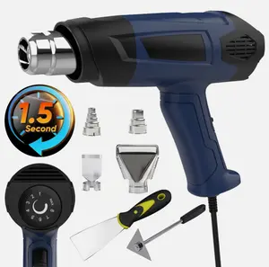 Car Vinyl Wrap Tool Kit | Electric Heat Gun with tool kits , Squeegee, Cutter | Perfect for Car Wrapping, Window Tinting Kit, Paint Protection Film, and Decals Ideal for 3D Printing,Graphics and Decal Installation