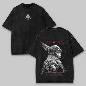 Elden Ring Malenia T-Shirt, Unisex Cotton, Vintage Distressed Streetwear, Short-Sleeve Round Neck Graphic Tee, Tshirt