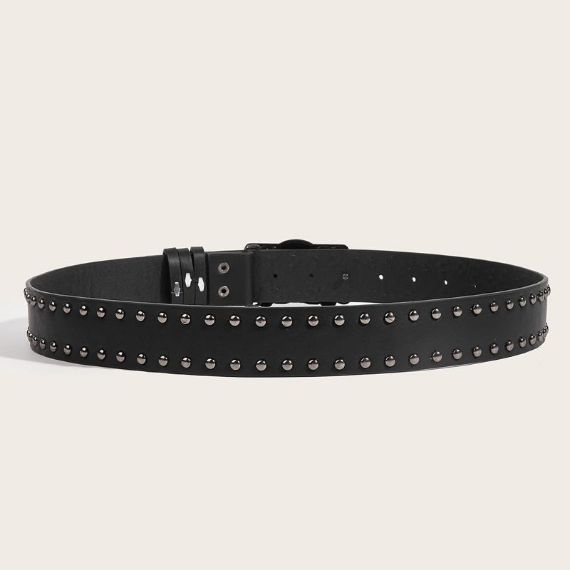 Desinger Belts for Women High Quality Luxury Brand Punk Goth Rivet Black Jeans Unisex Men Belt Paw Skull Buckle Waistband Man Gifts Fit Daily Wear