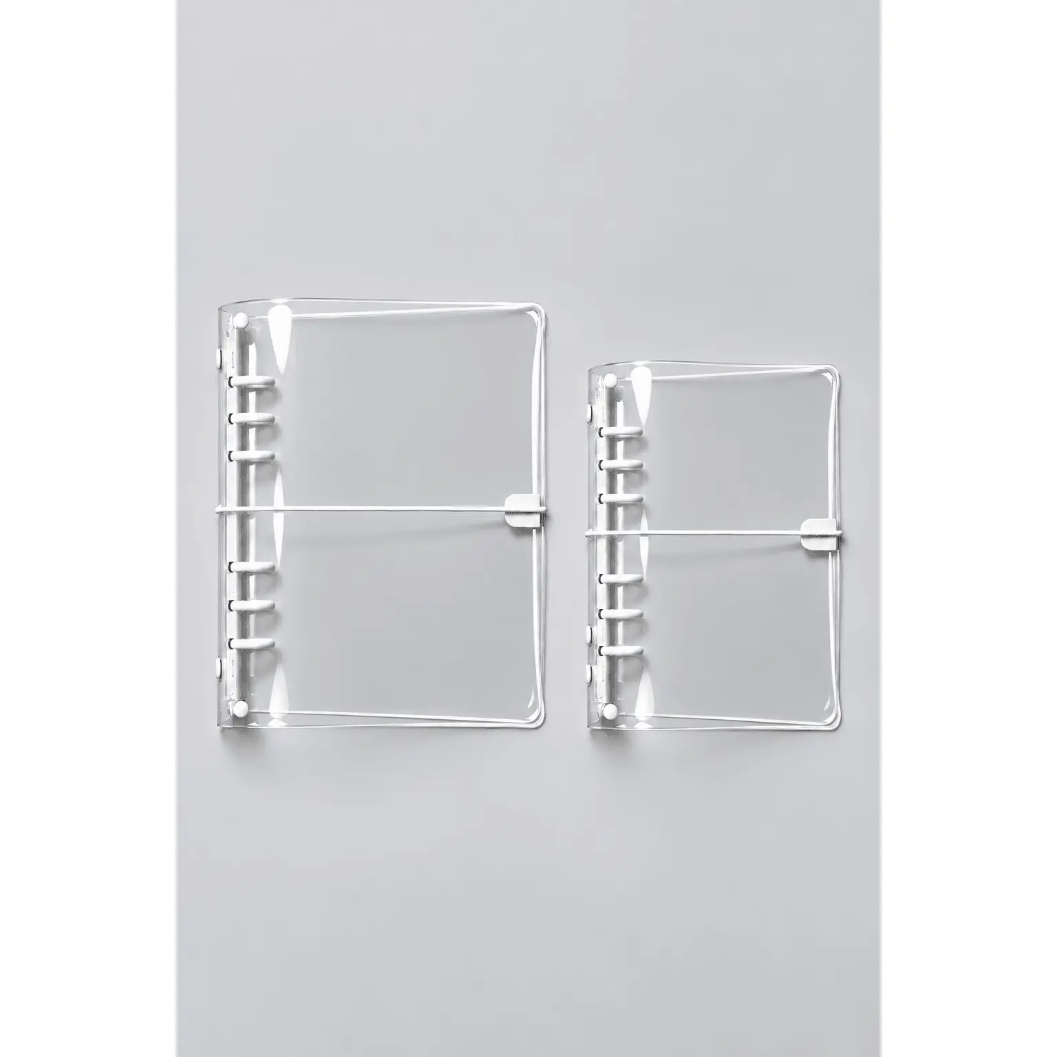 Transparent Vinyl PVC 6 Ring Binder Jelly Cover | A5, A6