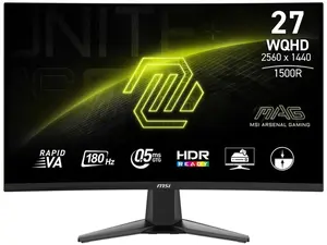 MSI MAG 27CQ6F 27-in WQHD, 180Hz, Adaptive Sync, Console Mode Gaming Monitor - Computers & Office Desktop Laptop Component