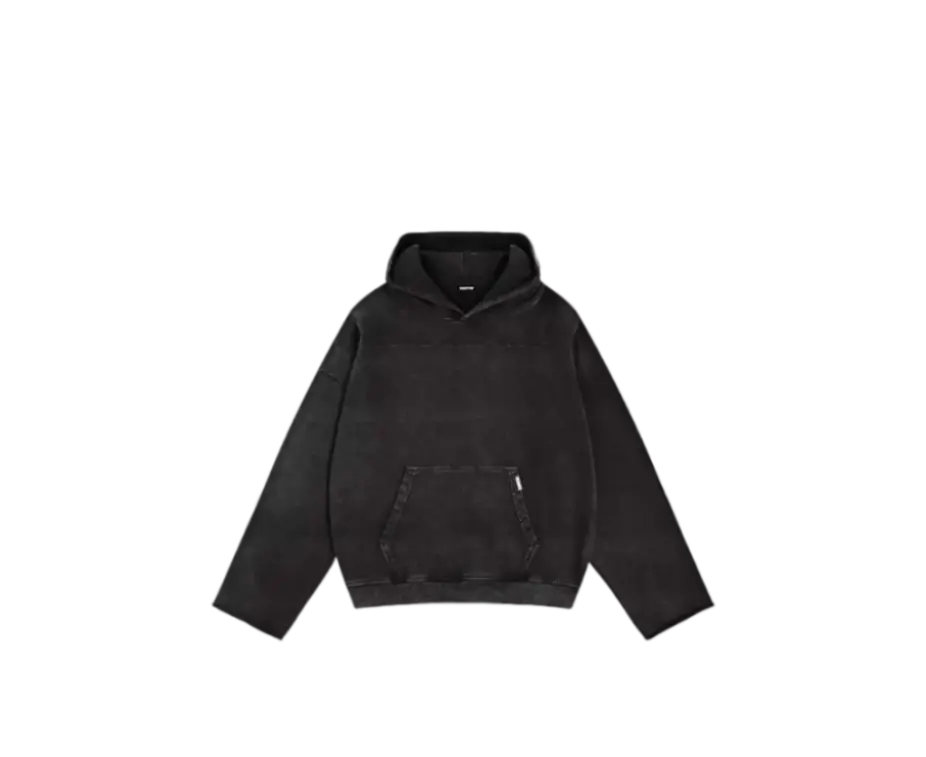 Uncuffed Hoodie - Vintage Black