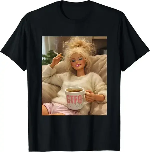 Funny Disgusting Doll Face Smoking Meme Viral Humor Graphic Unisex Tee, Gift For Fan, Unisex Shirt For Him Her