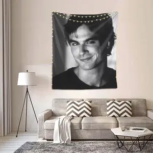 Ian Somerhalder Wall Hanging Flag Tapestry, for Party Bedroom Living Room Home and Outdoor Garden Patio & University Dorm Decor Gift