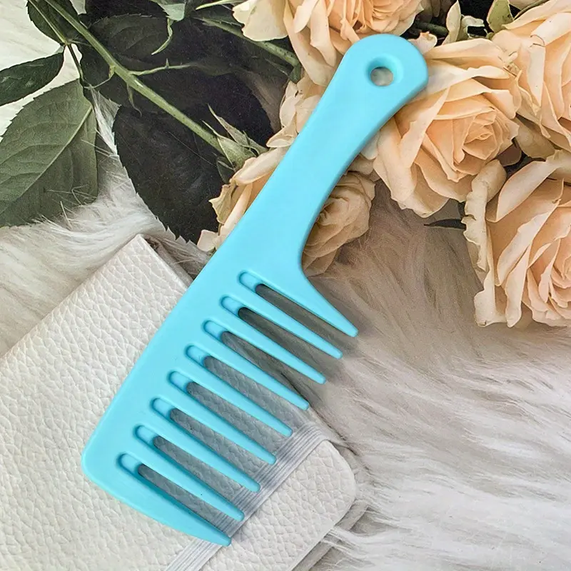 1pc Cute Girl Carries A Handy Little Comb，Professional Anti-Static Wide Teeth Hair Comb for Thick Hair - Non-Knotted and Effortless Styling, Hair Detangling Comb