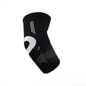Compression Elbow Guards with Sports Straps for Basketball, Boxing, Weightlifting Outdoor Protection Gear