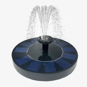 Solar Fountain Pump for Outdoor Garden Pond, Outdoor Water Fountains, Automatic Aeration Circulation Water Feature, Small Landscape Decoration, 13cm Size