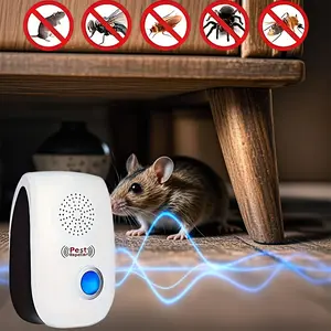 Ultrasonic Pest Control Repeller Plug-In – Electronic Insect & Rodent Repellent for Roaches, Spiders, Mosquitoes, Mice, Ideal for Home & Garage
