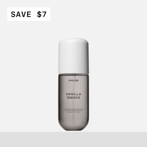 PHLUR Vanilla Smoke Body Mist - Travel Size Hair & Body Fragrance Mist with Cashmere Vanilla, Incense, Bergamot & Tonka Bean (3 fl oz)