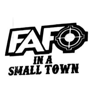 FAFO car decal