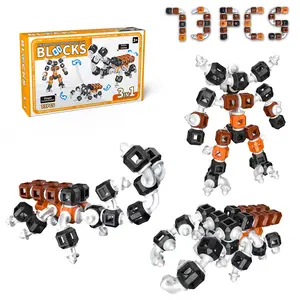 iLacven STEM 3D Construction Brick & Puzzle Robot Building Kits - Developmental, Interactive, Collectible, Versatile Creative diy Toys for Kids