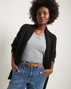 Aura Shawl Collar Cardigan