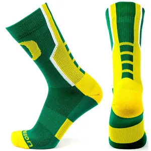 Oregon Ducks Green Sport Performance Socks