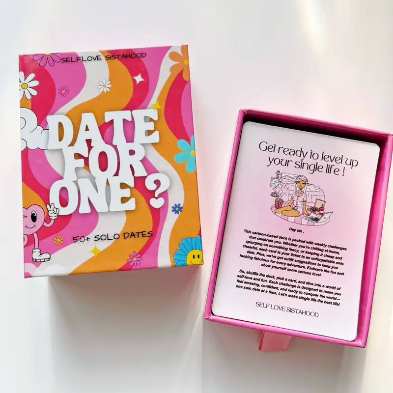 Date For One 52 Solo Date Cards for Women Choosing Themselves