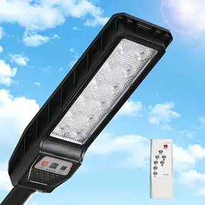 New Solar Light Strip Featuring Human Body Motion Detection And Remote Control Equipped With An Efficient Solar Panel For Smart Energy Saving Suitable For Courtyards Residential Communities Parking Areasevening lighting And Outdoor Streets Best Sellers ti