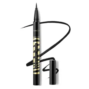 CARSLAN Smooth Liquid Eyeliner Waterproof Smudgeproof 12H Longlasting Eye Liner Pencil Black 1Count