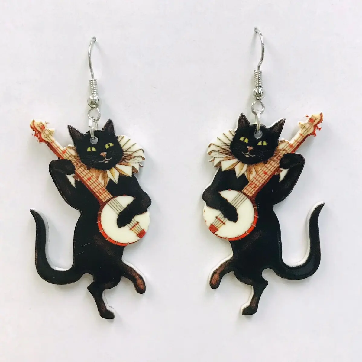 Banjo cat earrings Banjo cat earrings