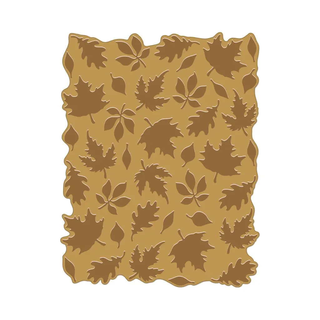 Fall Leaves Hot Foil Plate