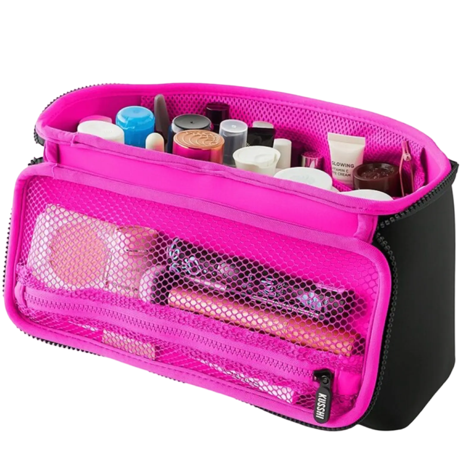 KUSSHI Large Train Case – Black Neoprene