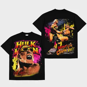 Terry Gene Bollea - Hulk Hogan Premium Cotton T-Shirt, "Whatcha gonna do, brother?!" Hulk Hogan Shirt, Hulkamaniacs Shirt, Hulkster Fans shirt, Retro WWE Wrestling Graphic Tee for Fans, gift for WWE fans, Gift for Boyfriends