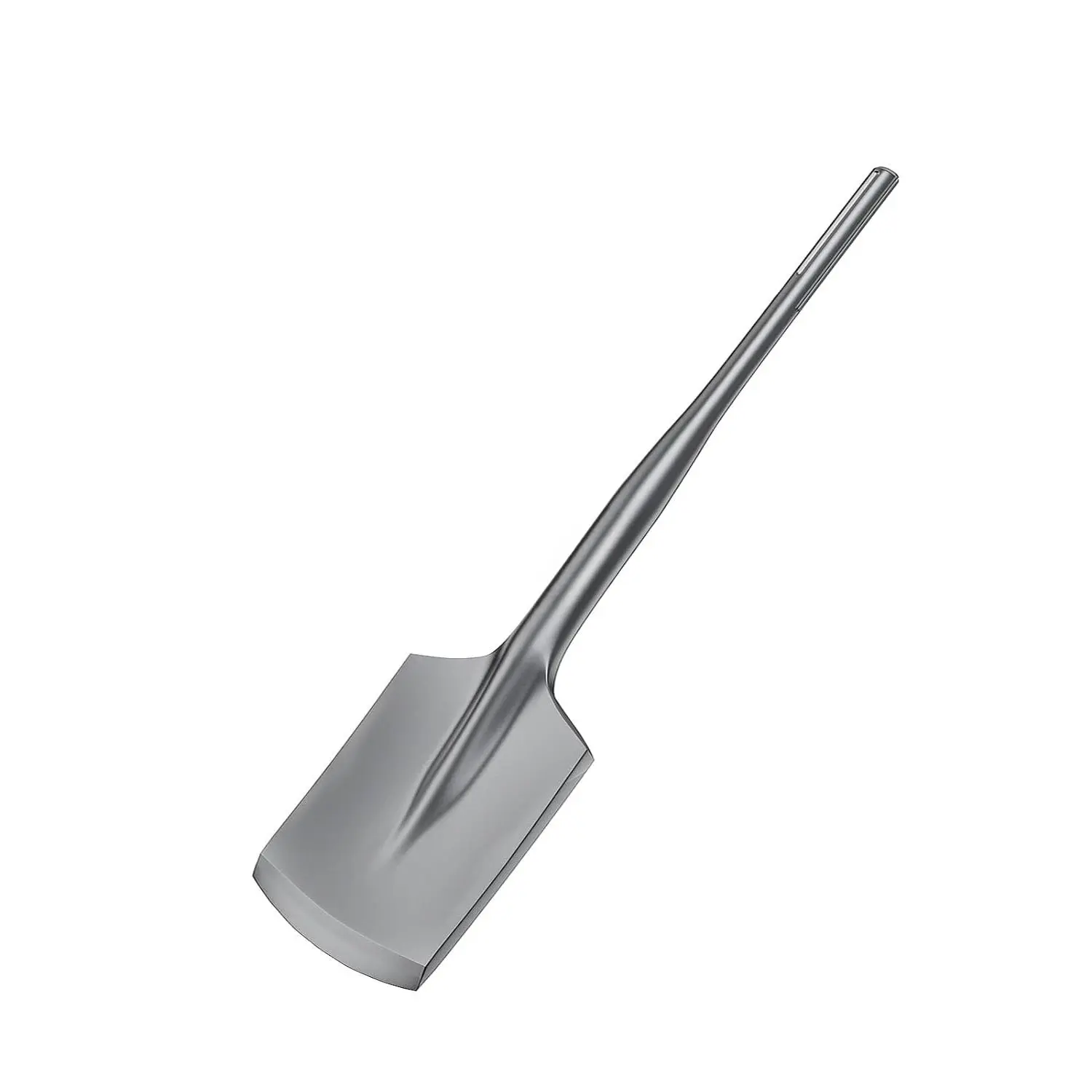 SDS Max Clay Spade Bit - 4-1/2" x 17" Heavy-Duty 1-Piece Steel Bit with Ergonomic Curved Blade for Rotary, Demolition Hammers, Efficient Digging, Trenching on Soil Surfaces, All Seasons Use, Excavating