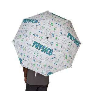 Physics Formula Umbrella - Green Teal Science | Nerdy Gift