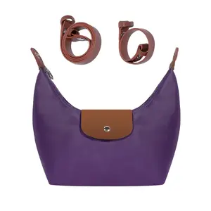 Fashion Crescent Bag Lightweight Durable Nylon Handbag with Adjustable Strap Satchel for Versatile Use in Multiple Colors Stylish Essential Companion