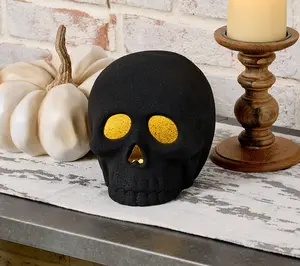 Martha Stewart 7" Illuminated Tabletop Skull