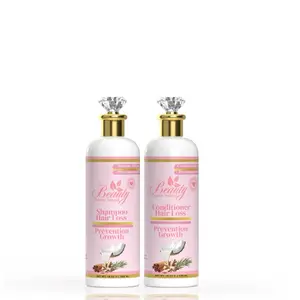 Beauty Essence Shampoo and Conditioner Set - 16 oz Each for Hair Loss Prevention and Growth - BeautyEssence HairCare