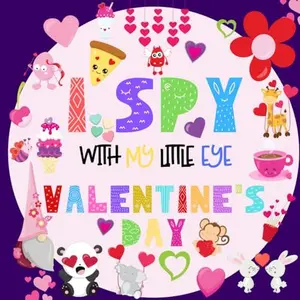 USED-I Spy With My Little Eye Valentine's Day: A Fun Guessing Game Book for 2-5 Year Olds | Fun & Interactive Picture Book for Preschoolers & Toddlers (Valentines Day Activity Book) by Little Learners Publishing (Paperback)