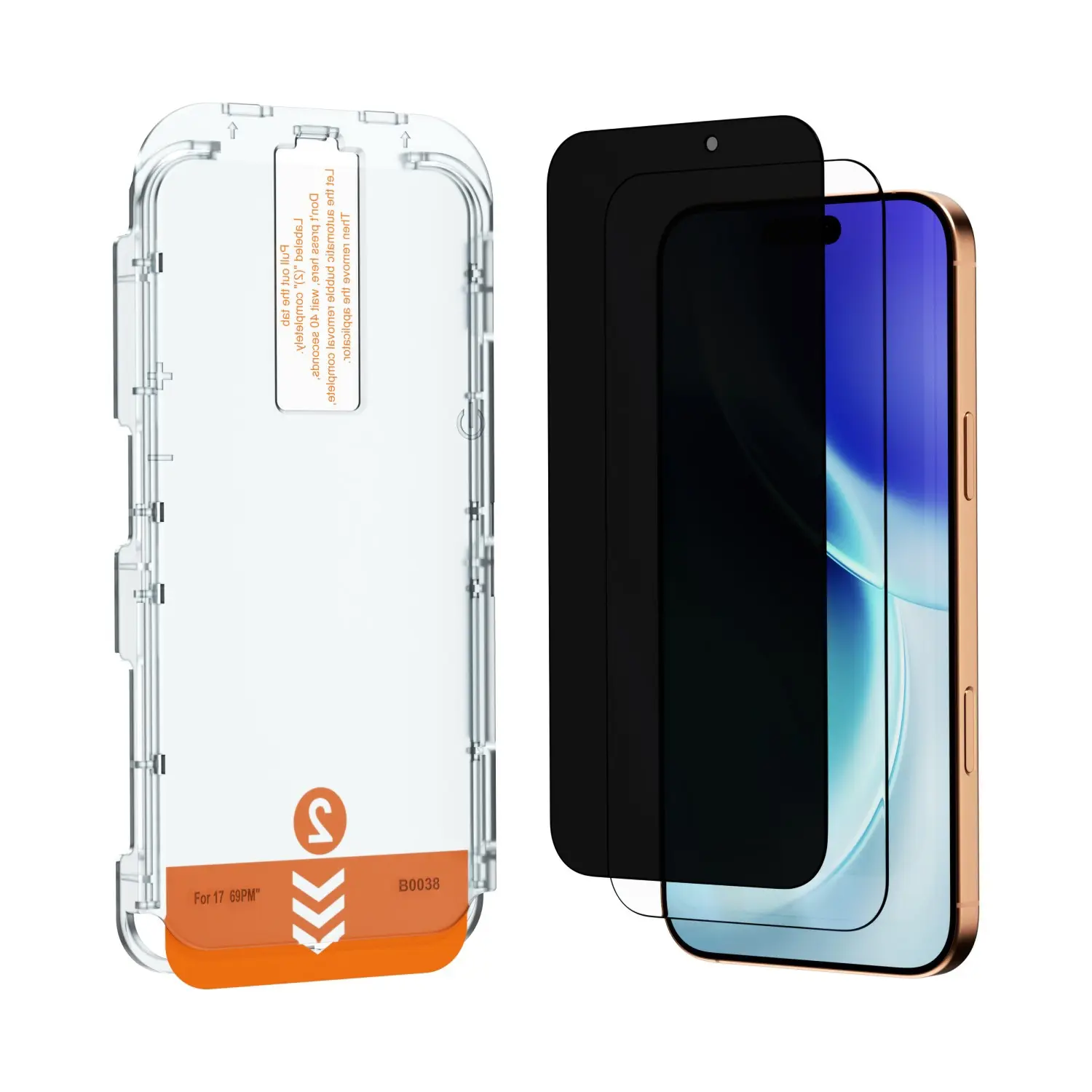 TRANSFORMERS 2-Piece Tempered Glass Phone Screen Protector - Shatterproof, Scratch Resistant Protective Shield with Installation Support, Mobile Phone Accessory for iPhone 17,16,15,14,13 & Their Pro Max Variants (2-Piece Sets)